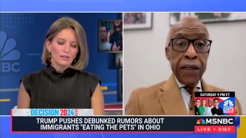 Al Sharpton - “Trump is racist because he says Haitians are eating cats and dogs.”🤦🏻‍♂️