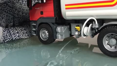 Toy Truck _ Water Tank Truck Car