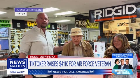 TikToker raises $411K for Air Force veteran facing eviction | Morning in America