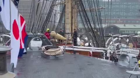 Danish ship Danmark collides with the USS Minneapolis-St. Paul