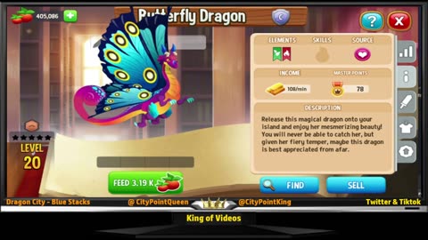 Dragon City - Butterfly Dragon