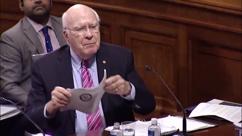 Sen. Leahy rips up Senate rules in protest of Sen. Graham