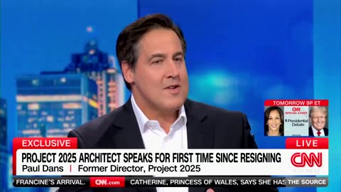 Resigned Director Paul Dans says Trump has nothing to do with Project 2025