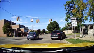 Red Light Runner Causes Crash