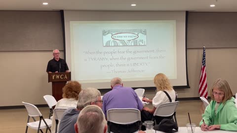 9/2/24. Senator's Dave Murman's Presentation at our Adam's County Republican Meeting.