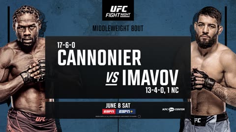 Cannonier vs Imavov Fighter Weigh-Ins | UFC Louisville