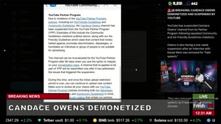 Candace Owens Demonetized on Jewtube *what this means for our Future