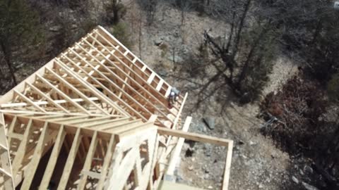 2k sqft log cabin with Lake view