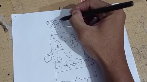 Drawing Spongebob Squarepants