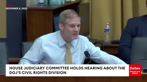 Jim Jordan Rapid-Fire Questions Top DOJ Civil Rights Official About Second Amendment