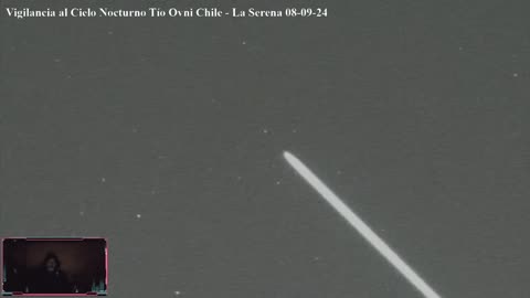 Surveillance of the Night Sky Uncle UFO Chile broadcast by Tik Tok this 08-09-24