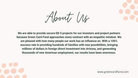 EB 5 Investor Program