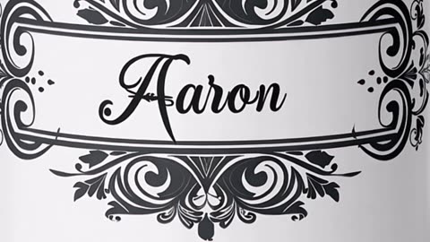 Start your mornings right with this personalized "Aaron" mug! #CustomGift #NameMug