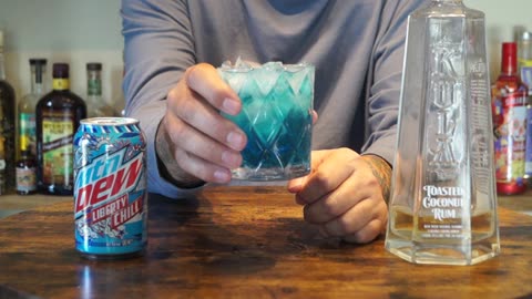 Kula Toasted Coconut Rum & Mtn Dew Liberty Chill