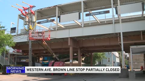 CTA Brown Line riders to be affected by service disruption for Western Ave. station improvements