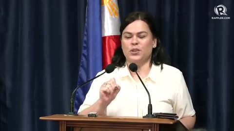 Sara Duterte holds press briefing after 2025 proposed OVP budget hurdles Senate panel