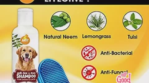 Boltz Anti Tick & Flea Dog Shampoo with Neem,Lemongrass