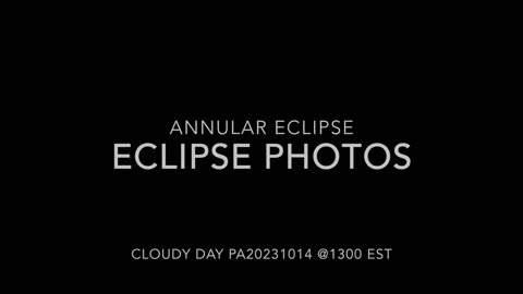 Annular Eclipse 14 Oct 2023