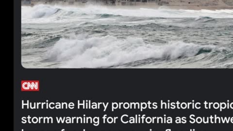 Hurricane Hilary promts