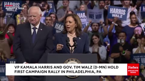 FULL REMARKS: Kamala Harris Hits The Campaign Trail With Tim Walz In Philadelphia, Pennsylvania