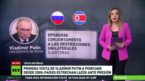 Visita de Putin a Corea del Norte