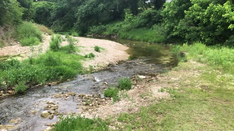 Slow tv of a creek