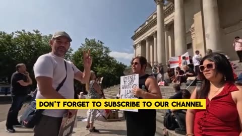 British Patriots In Portsmouth Take To Streets In UK