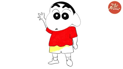 How to draw SHINCHAN #the_art_school