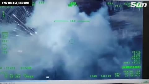 Ukrainian drone hits Russian missile launchers north of Kyiv