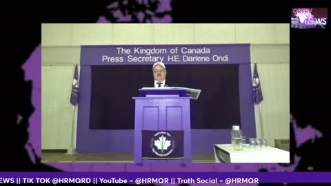 The Kingdom of Canada Press Conference #1 August 26, 2024