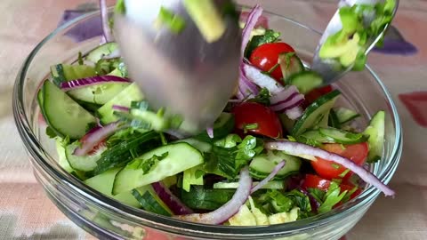 JUICY AVOCADO SALAD | NEIGHBORS ARE SHOCKED