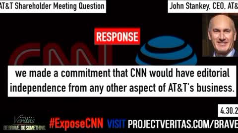 CNN Exposed! John Stankey CEO AT&T, CNN