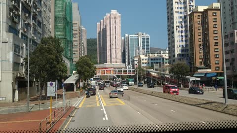 Hongkong road view_Bus 234X_Tsuen Wan District_Part 1of2_20210216