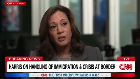 Kamala Blames Trump When Asked Why She Waited 3.5 Years to do anything about THE BORDER