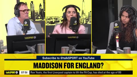 Tony Cascarino DOUBTS James Maddison Returning To England Due To COMPETITION! 👀 | talkSPORT