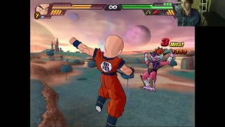 Dragon Ball Z Budokai Tenkaichi 3 Battle #144 With Live Commentary - Frieza VS Krillin