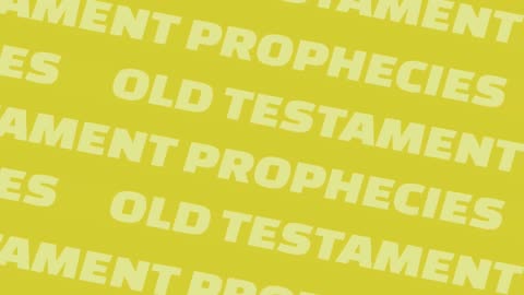 21 Old Testament Prophecies of Jesus (Book of Genesis)