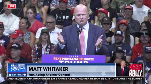 Matt Whitaker speaks at Trump Rally in Bozeman, MT - RAV 08.09.2024