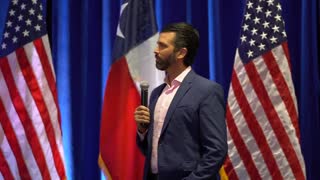 Trump Jr Responds to '2024' Chant