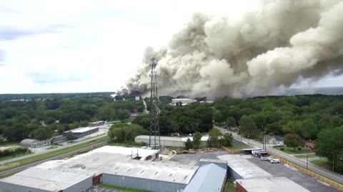 Georgia chemical plant fire reignited after being contained: official