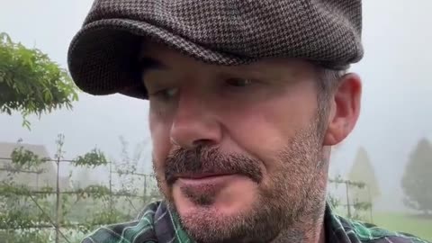 David Beckham, who retired, shared images from his farm life.