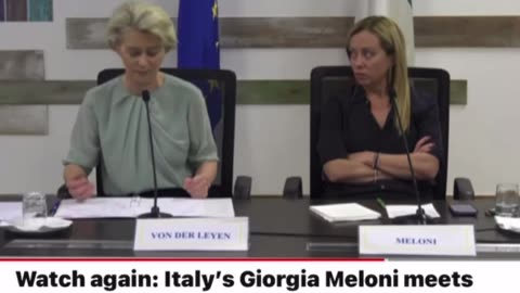 ANCHE IL PRIMO MINISTRO ITALIANO LADY ASPEN INSTITUTE GIORGIA MELONI DI FRATELLI D'AFRICA🏳️‍🌈 HA DIMOSTRATO DI ESSERE UNA BURATTINA DEL NWO E UNA CAMERIERA E UNA SCHIAVA DEI SUOI PADRONI BANCHIERI