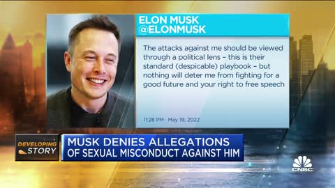 Elon Musk denies allegations of sexual misconduct against him