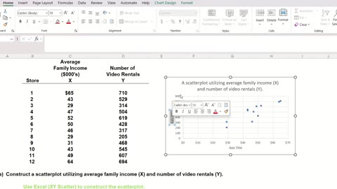 Statistics Help: How to draw the basic Scatter chart for Analysis - Excel Practice