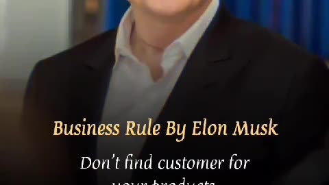 Business rules by Elon Musk