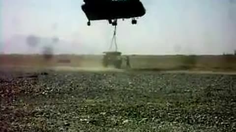 Sling load Afghanistan FOB Boris