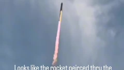 Rocket Pierces The Atmosphere