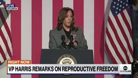 Kamala Harris shares personal story on why she's passionate about fighting for reproductive rights