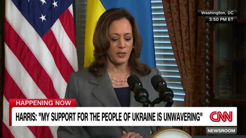 Harris slams detractors who suggest Ukraine cede territory to Russia