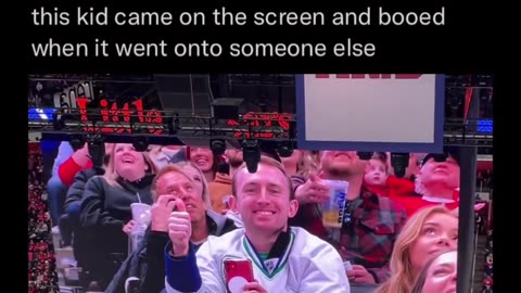 4-year-old George experienced sudden stardom at his first ever hockey game